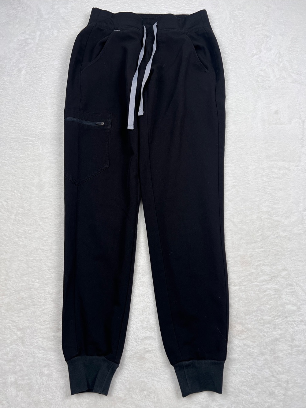 FIGS Zamora Jogger Scrub Pants Black Size XXS Regular Rise